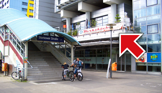Werksküche - S-Bahnhof-Übergang Storkower Straße